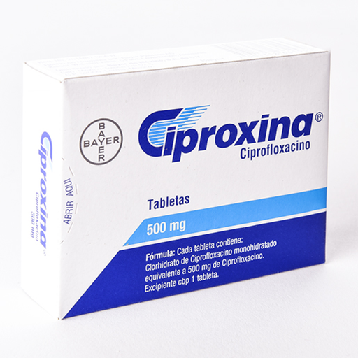 CIPROXINA 500 mg 14 Comprimido(s)