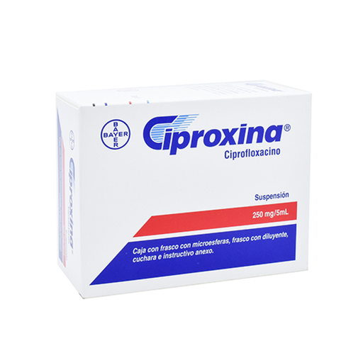 CIPROXINA 250 mg/5 ml 100 Mililitro