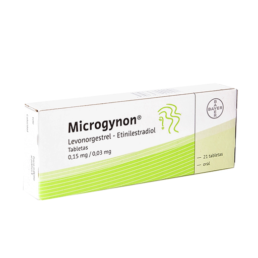 MICROGYNON 0.03/0.15 mg 21 Grageas
