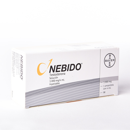 NEBIDO 1000 mg/4 ml 1 Ampolleta