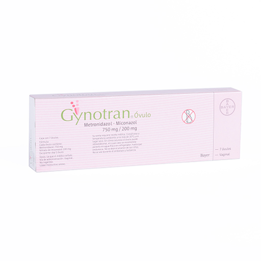 GYNOTRAN 750/200 mg 7 Óvulo