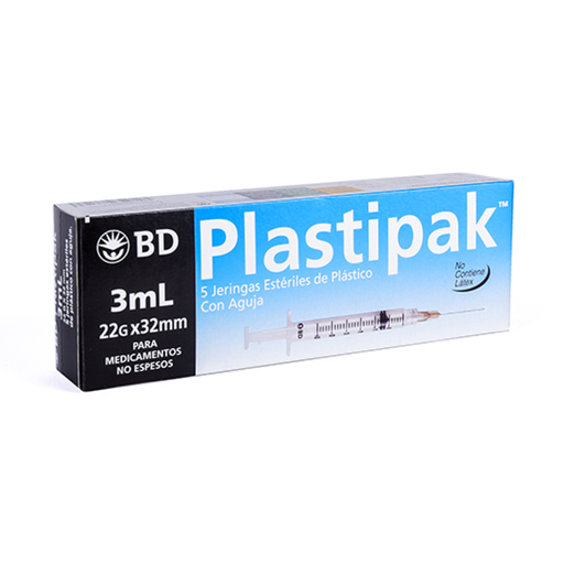 JGA DESCH BD 3 ml 22 g X 32 mm 5 Jeringa