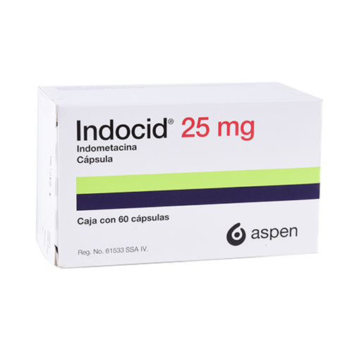 INDOCID 25 mg 60 Cápsula(s)