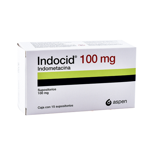 INDOCID 100 mg 15 Supositorios