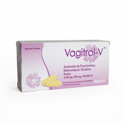 VAGITROL V 0.50/500 mg/100000 UI 10 Óvulo