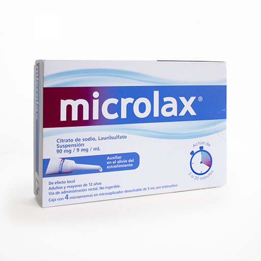 MICROLAX 90/9 mg 4 Enemas