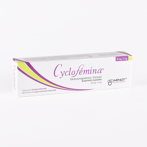CYCLOFEMINA 25/5 mg 5 Mililitro