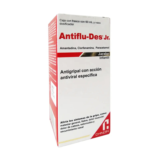 ANTIFLU-DES JR .500/.020/3 g 60 Mililitro